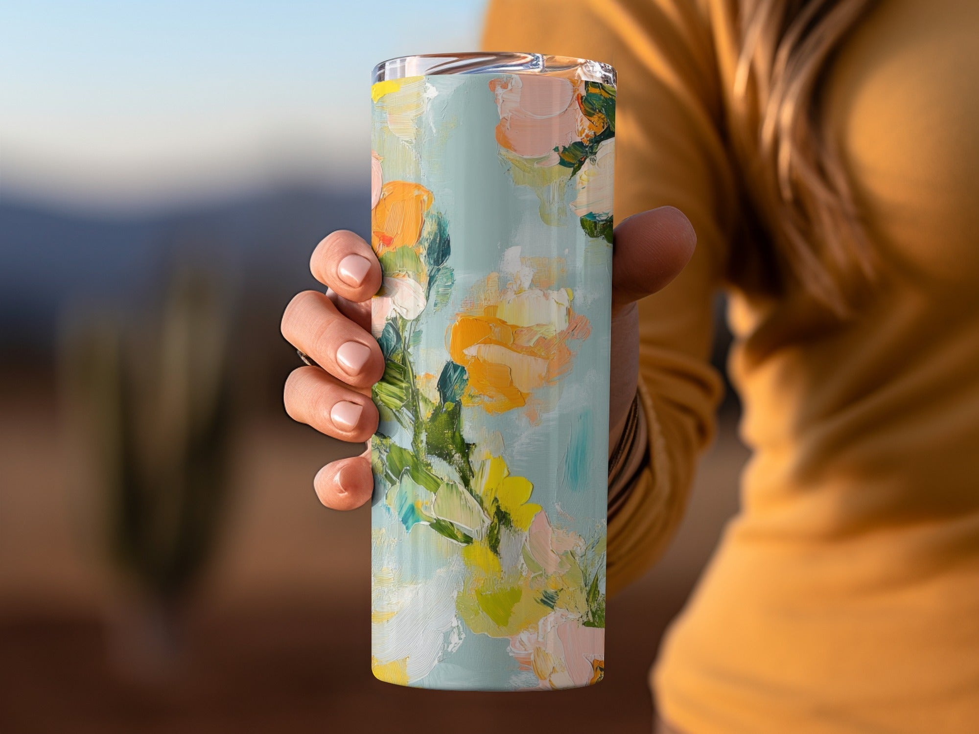 Seamless Acrylic Floral Impressionistic Painting Digital - Moore and Mountain