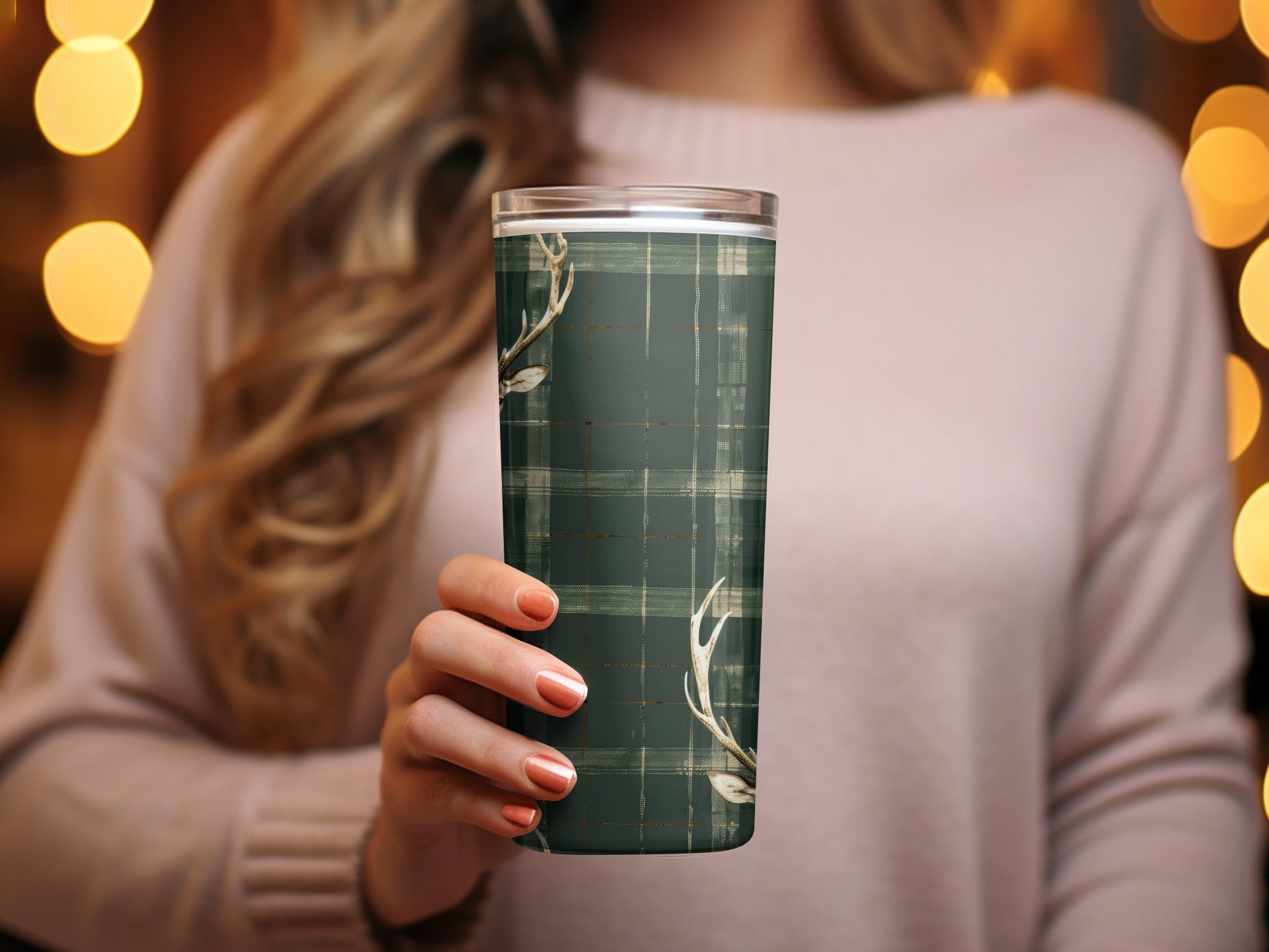 Seamless Hunting Pattern Dark Green Mens Winter Seamless Pattern - Moore and Mountain