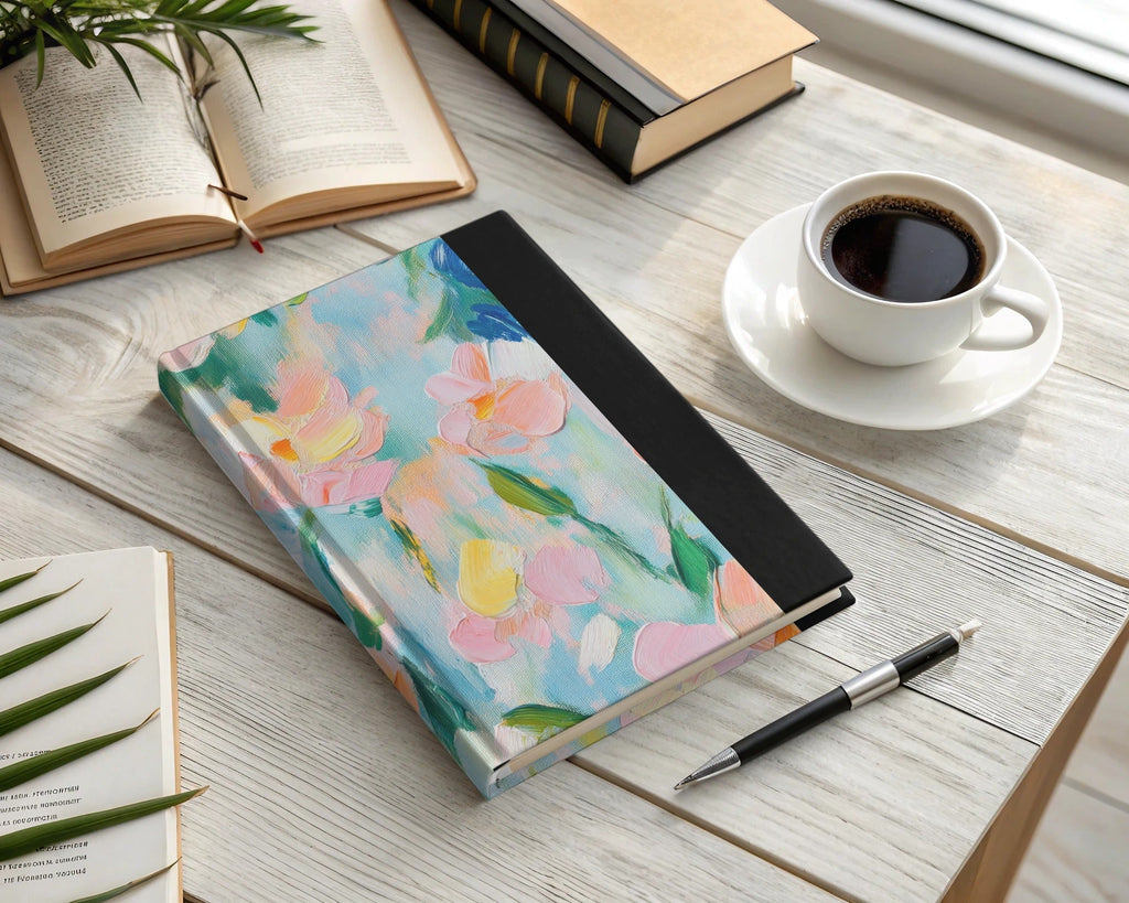 Seamless Impressionistic Floral Acrylic Fine Art Digital - Moore and Mountain