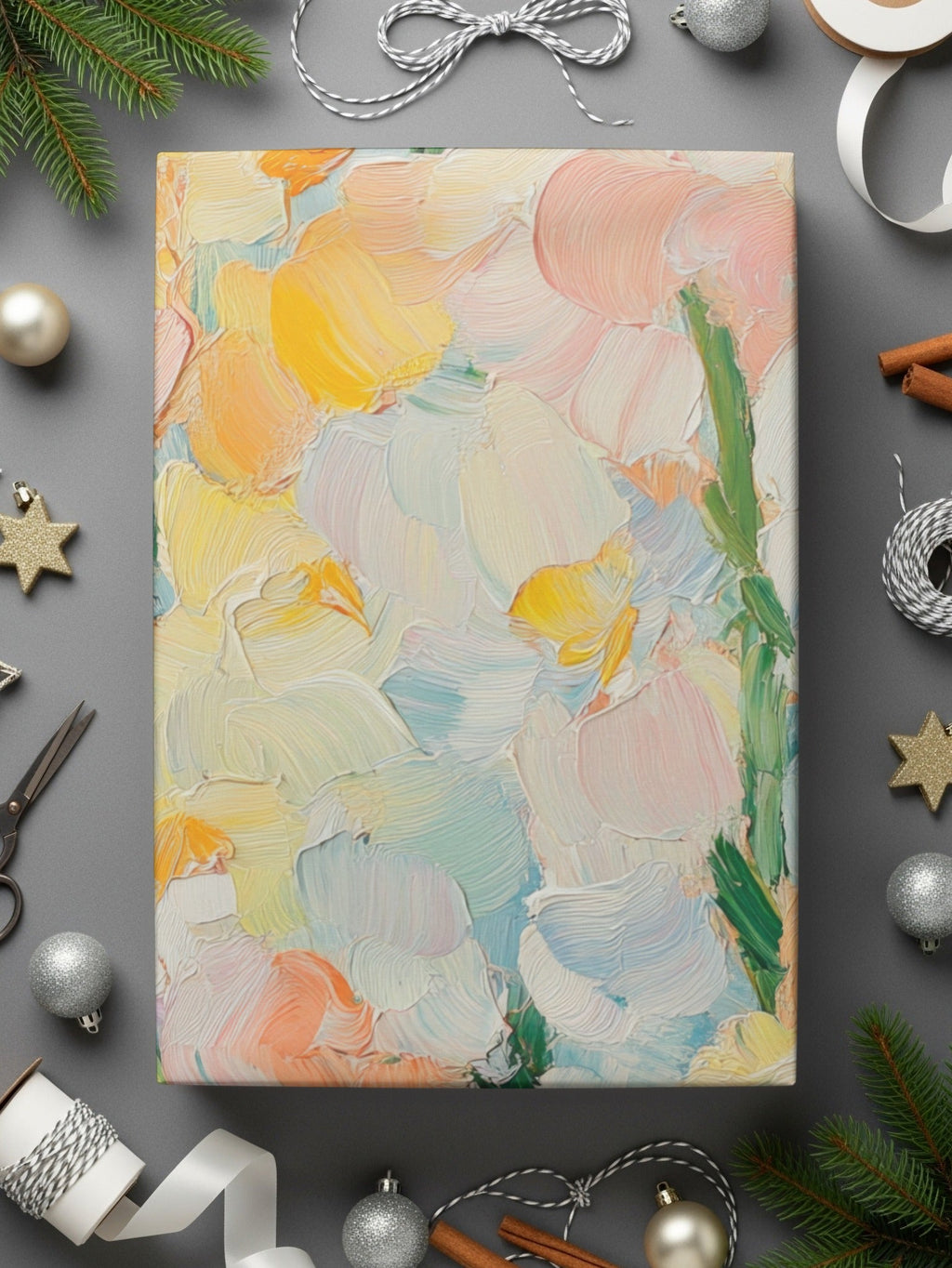 Seamless Impressionistic Floral Art Wall Decor Home Interior - Moore and Mountain