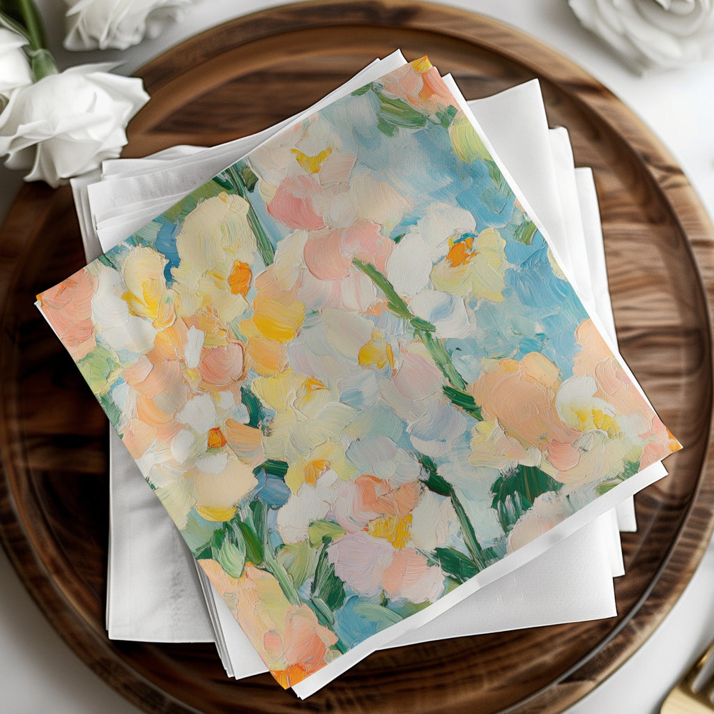 Seamless Impressionistic Floral Art Wall Decor Home Interior - Moore and Mountain