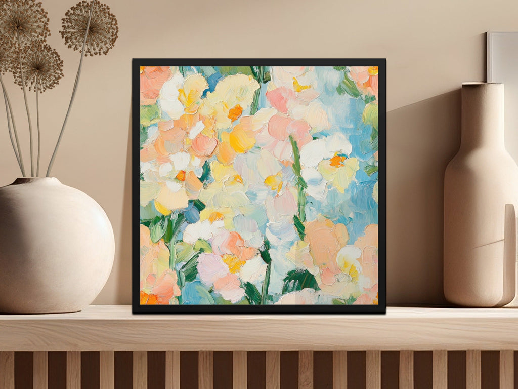 Seamless Impressionistic Floral Art Wall Decor Home Interior - Moore and Mountain
