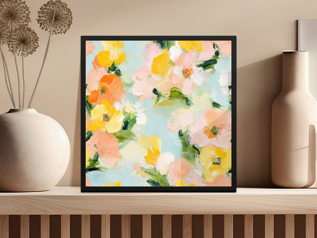 Seamless Impressionistic Floral Delight Texture Fine Art - Moore and Mountain