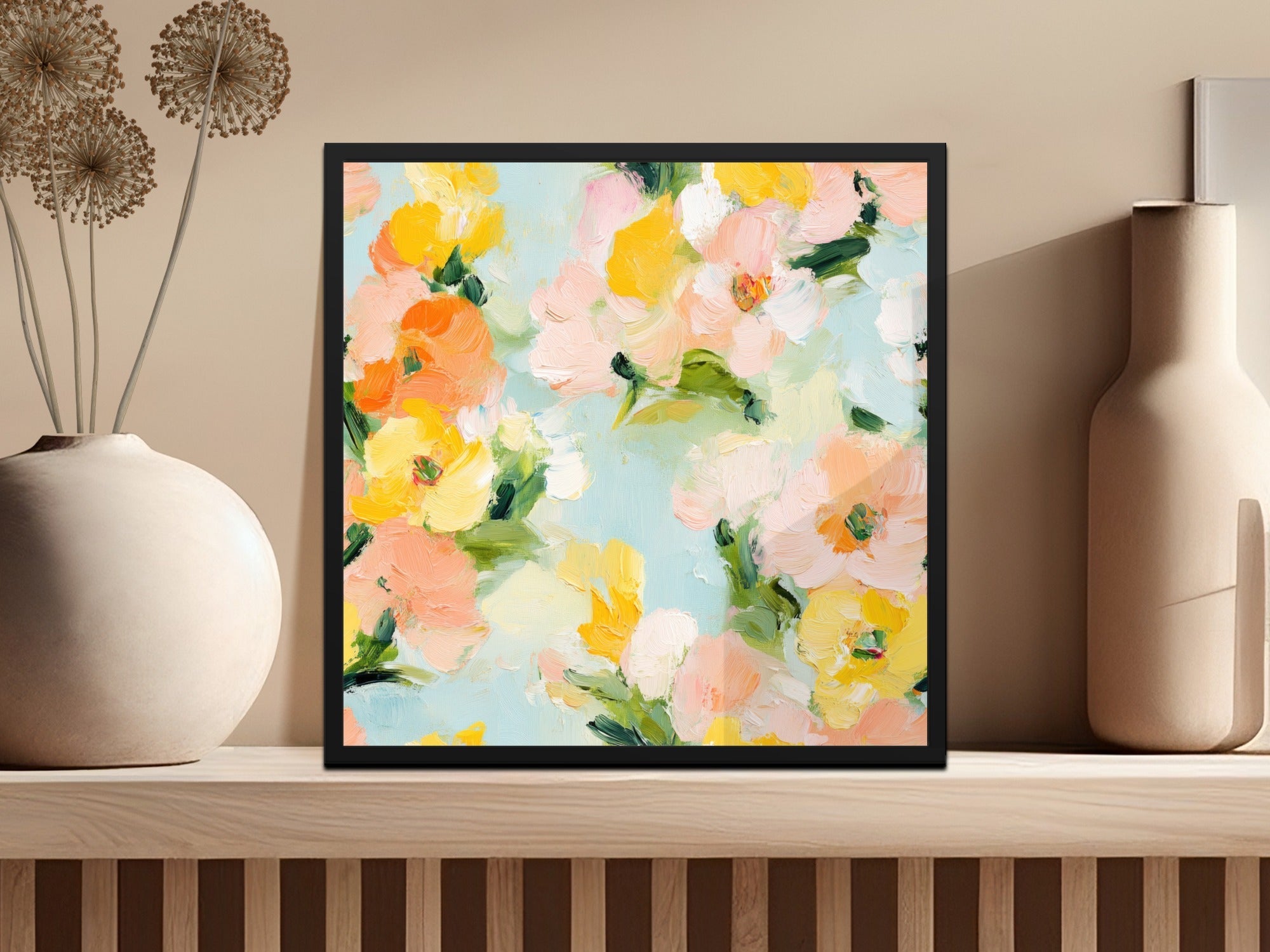 Seamless Impressionistic Floral Delight Texture Fine Art - Moore and Mountain