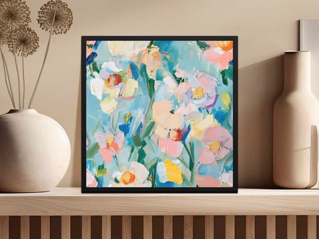 Seamless Impressionistic Floral Design Background Digital - Moore and Mountain