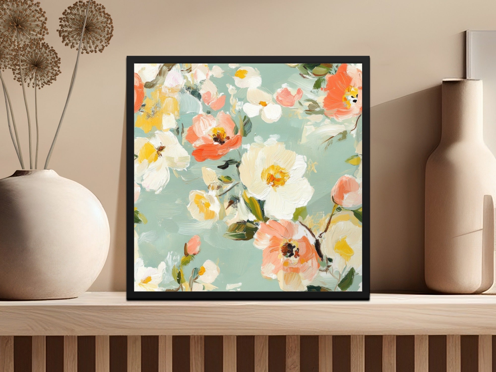 Seamless Impressionistic Floral Design Digital - Moore and Mountain