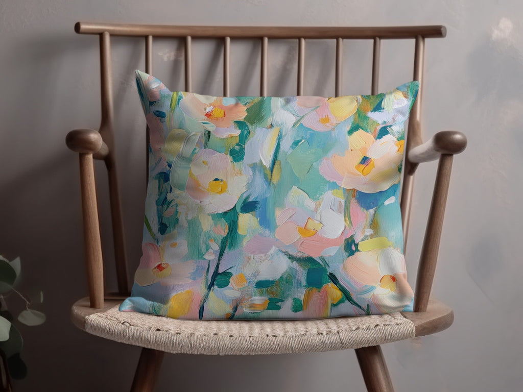 Seamless Impressionistic Floral Design Gentle Colors Digital - Moore and Mountain