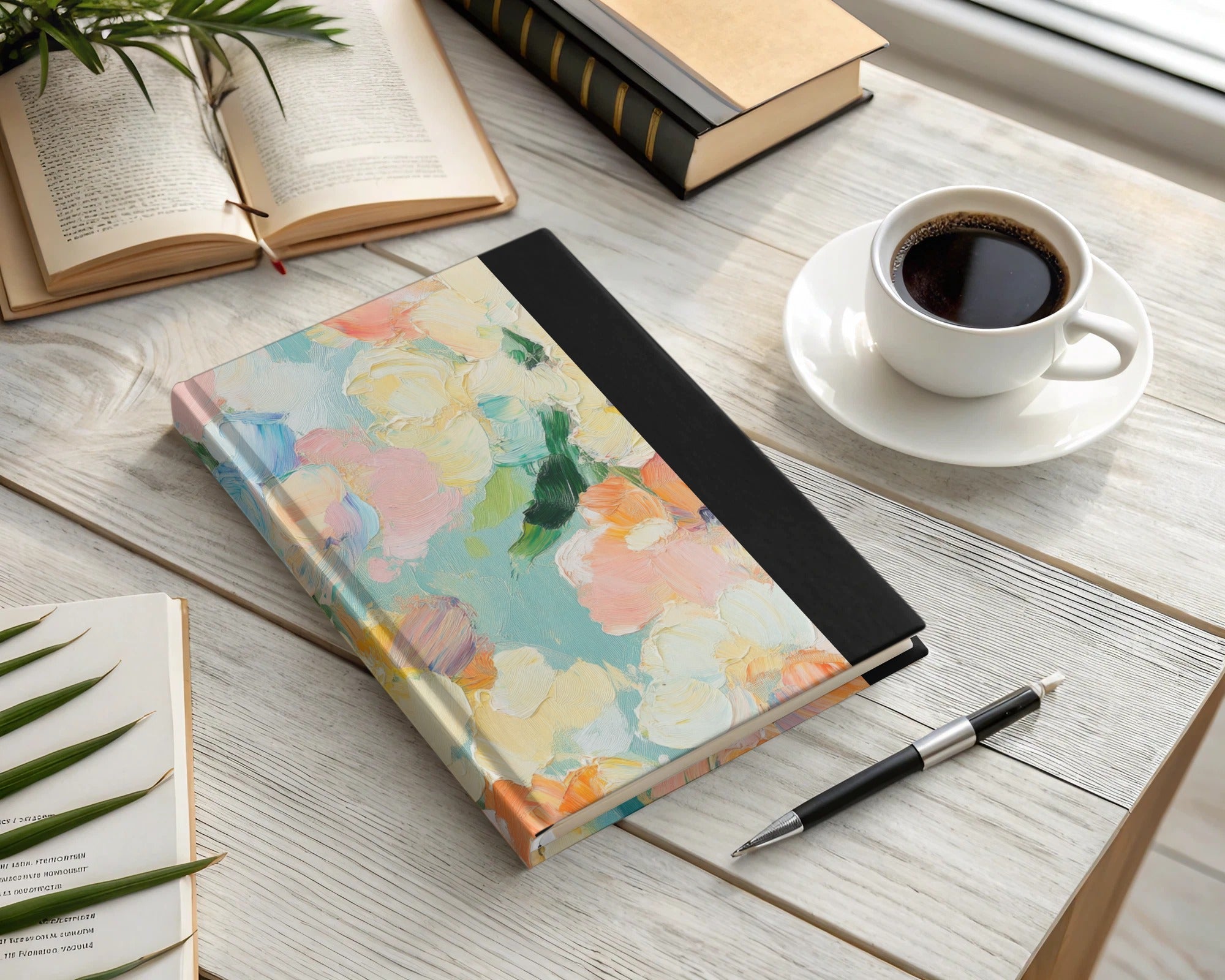 Seamless Impressionistic Floral Pastel Tone Acrylic Fine Art - Moore and Mountain