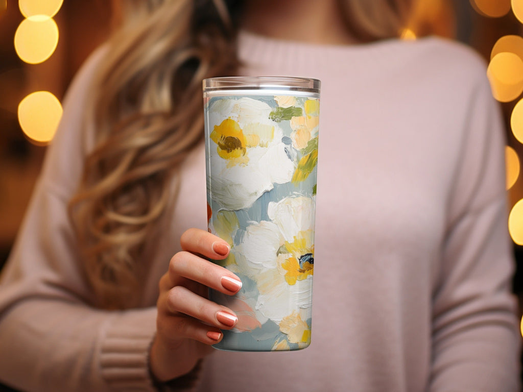 Seamless Impressionistic Painted Floral Pattern Design - Moore and Mountain