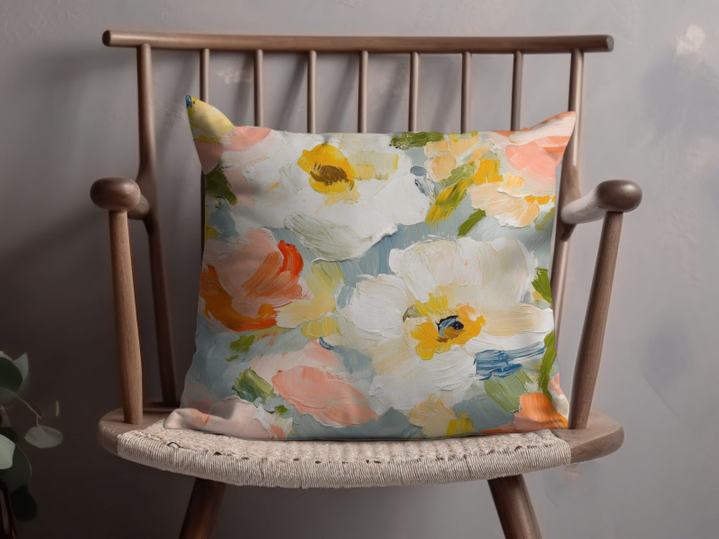 Seamless Impressionistic Painted Floral Pattern Design - Moore and Mountain