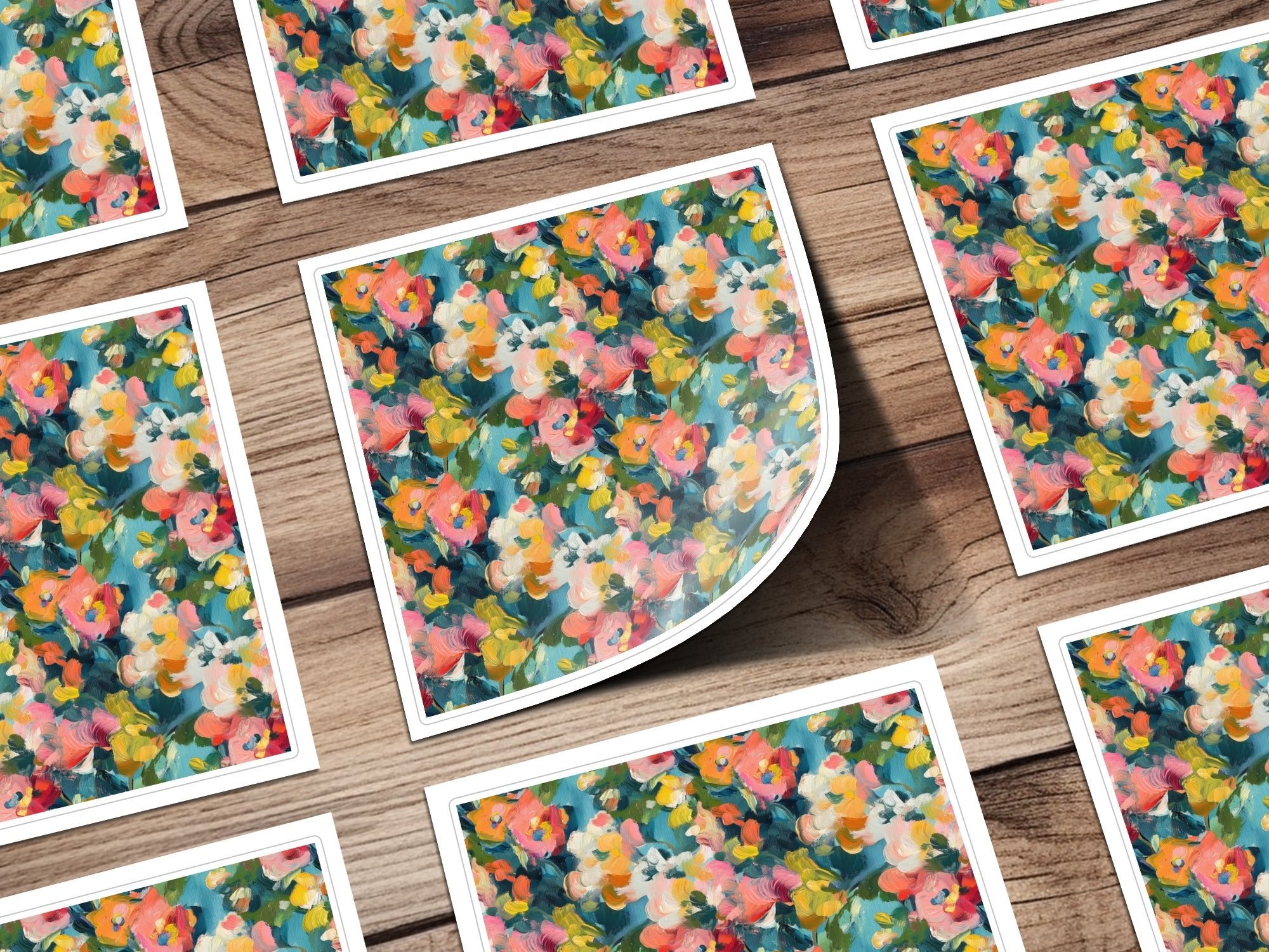 Spring Acrylic Floral Impressionism Digital - Moore and Mountain