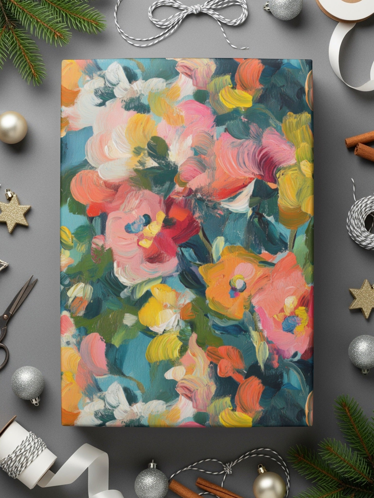 Spring Acrylic Floral Impressionism Digital - Moore and Mountain