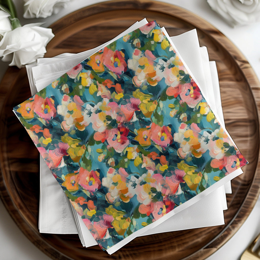 Spring Acrylic Floral Impressionism Digital - Moore and Mountain