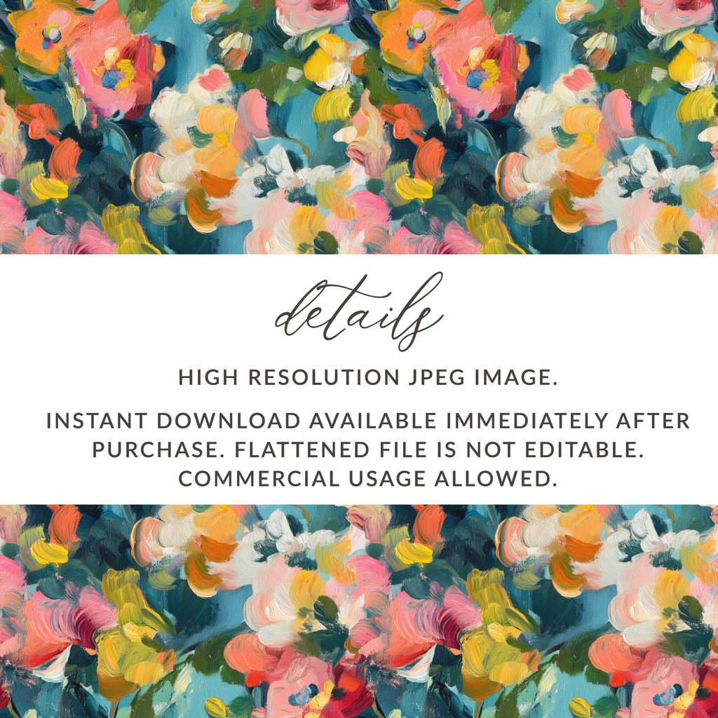 Spring Acrylic Floral Impressionism Digital - Moore and Mountain