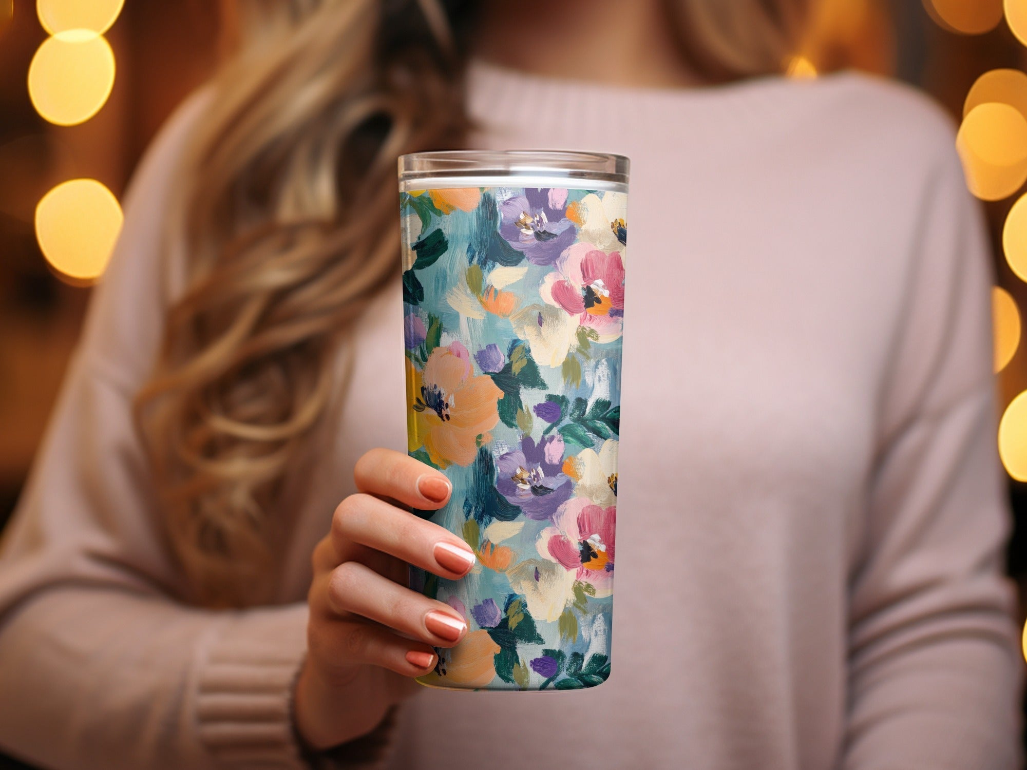 Spring Acrylic Floral Impressionistic Style Painting Digital - Moore and Mountain