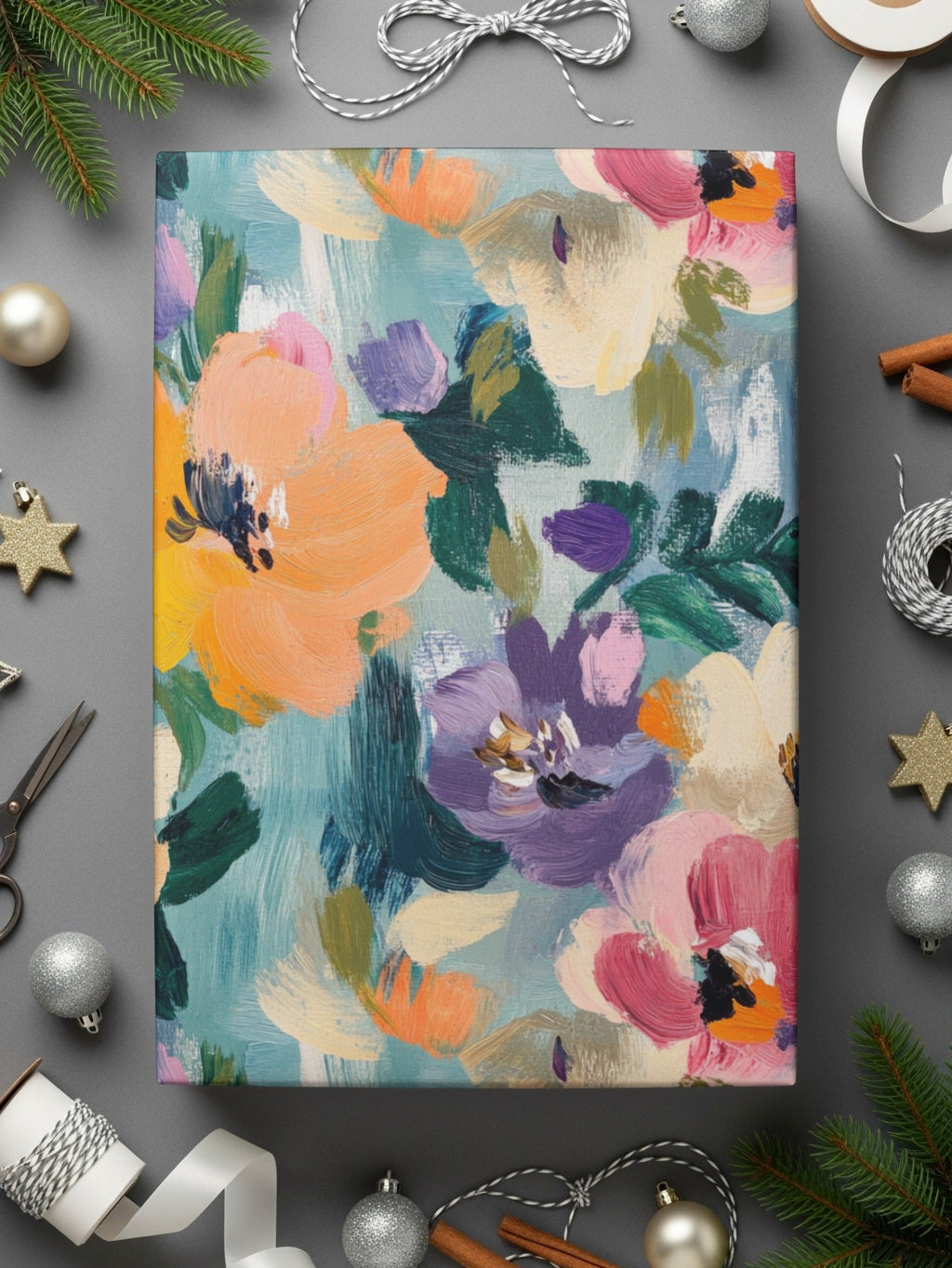 Spring Acrylic Floral Impressionistic Style Painting Digital - Moore and Mountain