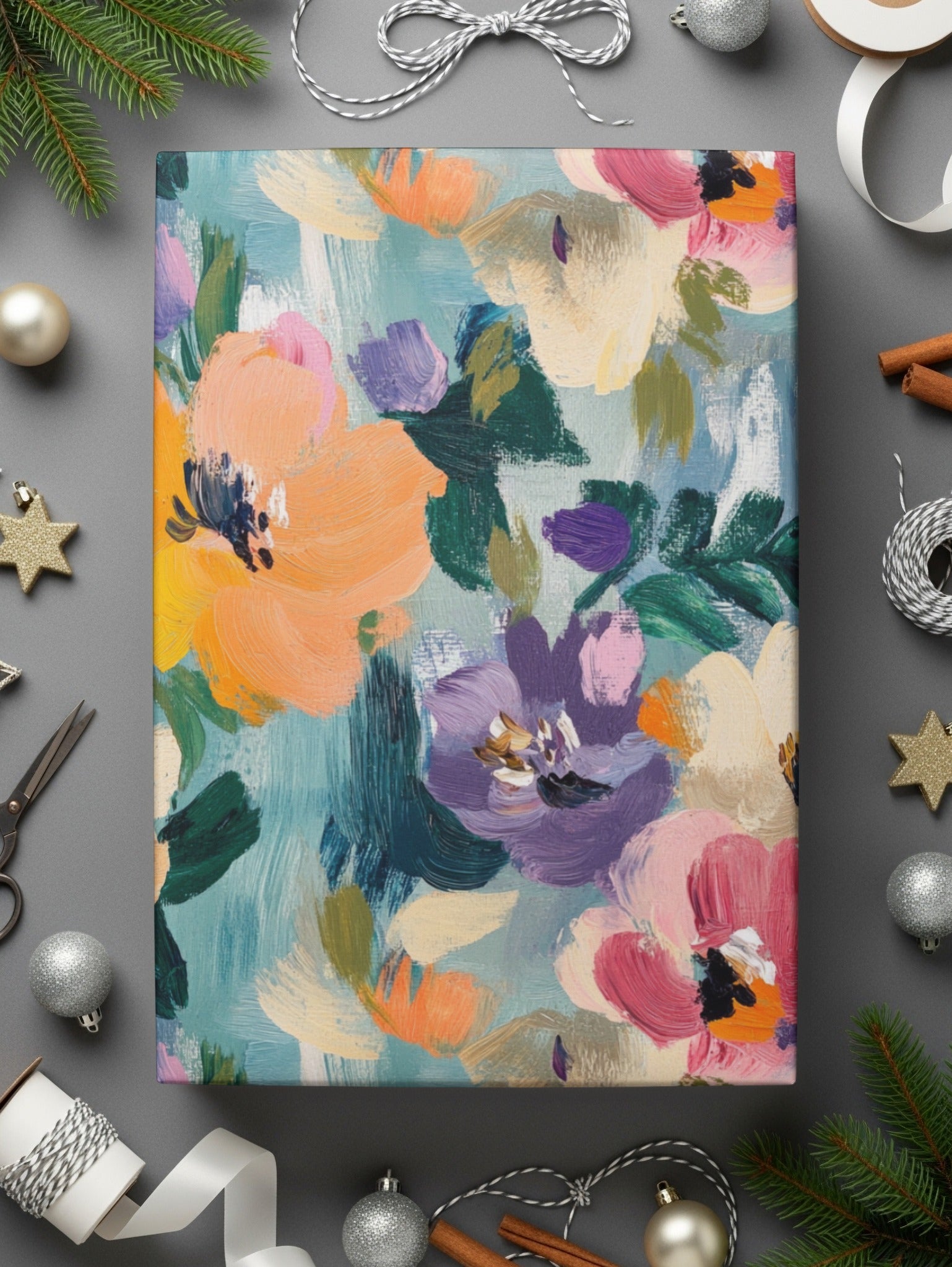 Spring Acrylic Floral Impressionistic Style Painting Digital - Moore and Mountain