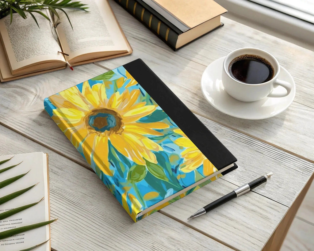 Sunflower Digital Paper, Floral Pattern JPEG, Seamless Texture, Sunny Summer Design, Scrapbooking, Crafts, Fabric Print, Backgrounds - Moore and Mountain