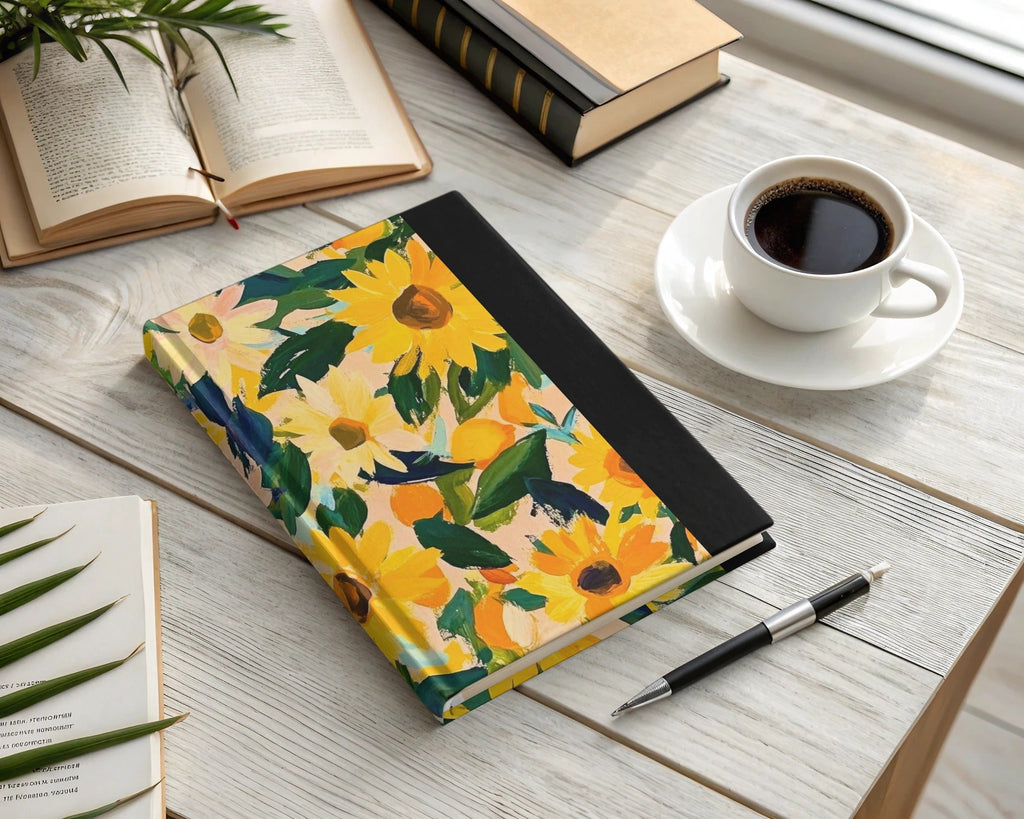 Sunflower Digital Seamless Pattern, Lemon Summer Print, JPEG File, Printable Fabric Design, Floral Pattern, Yellow Flower Design - Moore and Mountain