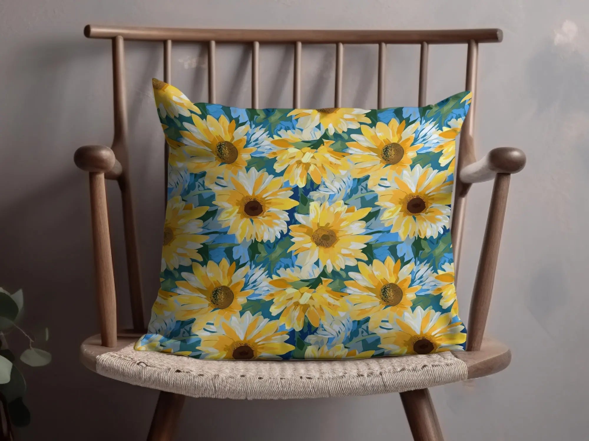 Sunflower Seamless Pattern Digital Paper, Floral Design, Summer Background, Digital Download for Fabric, Scrapbooking, Craft Projects - Moore and Mountain