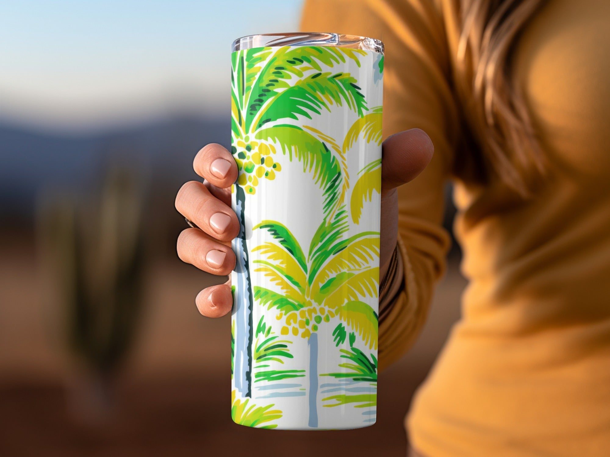 Tropical Palm Tree Pattern Digital Paper, Summer Vibe Seamless Backgrounds, Island Life Repeat Pattern Digital Download - Moore and Mountain