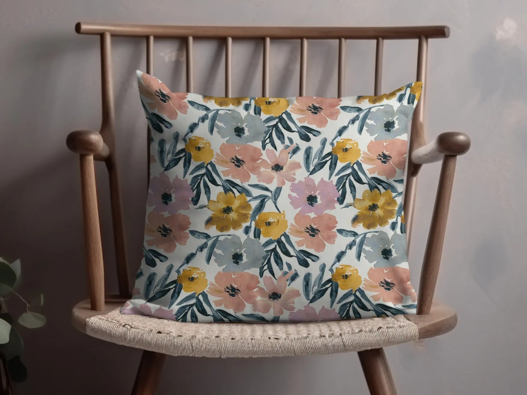 Watercolor Ditsy Floral Pattern Digital Paper, Seamless Flower Design, Fabric Print, Scrapbooking, Digital Background, JPEG Download - Moore and Mountain