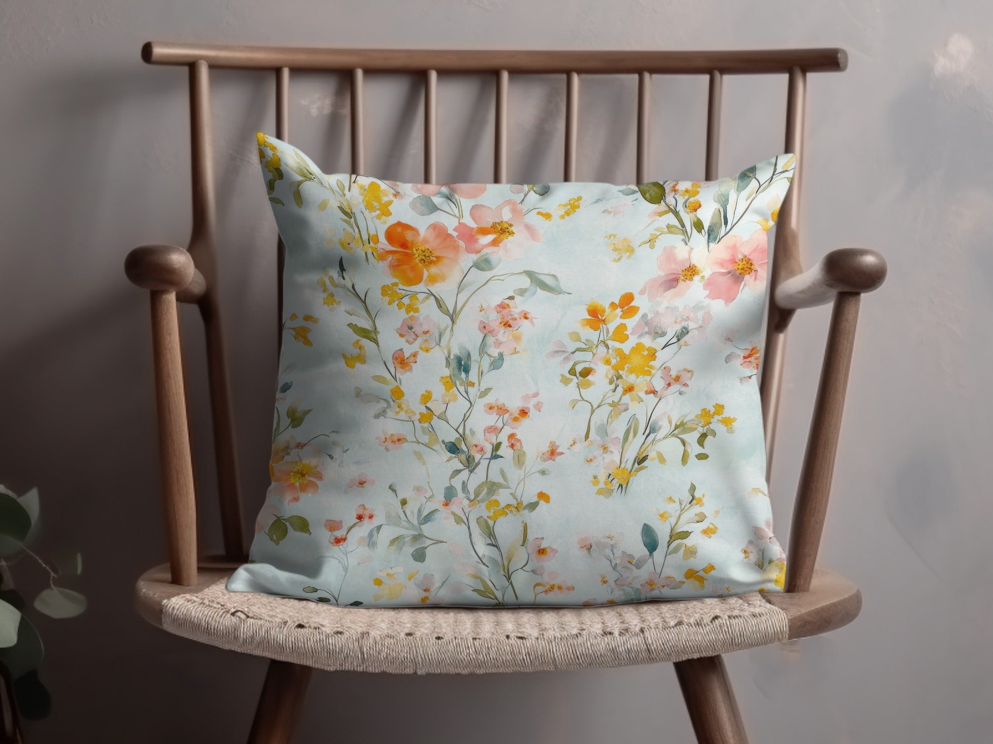 Watercolor Floral Digital Paper, Seamless Flower Pattern, Fabric Design, Scrapbooking Paper, Digital Download, Commercial Use - Moore and Mountain