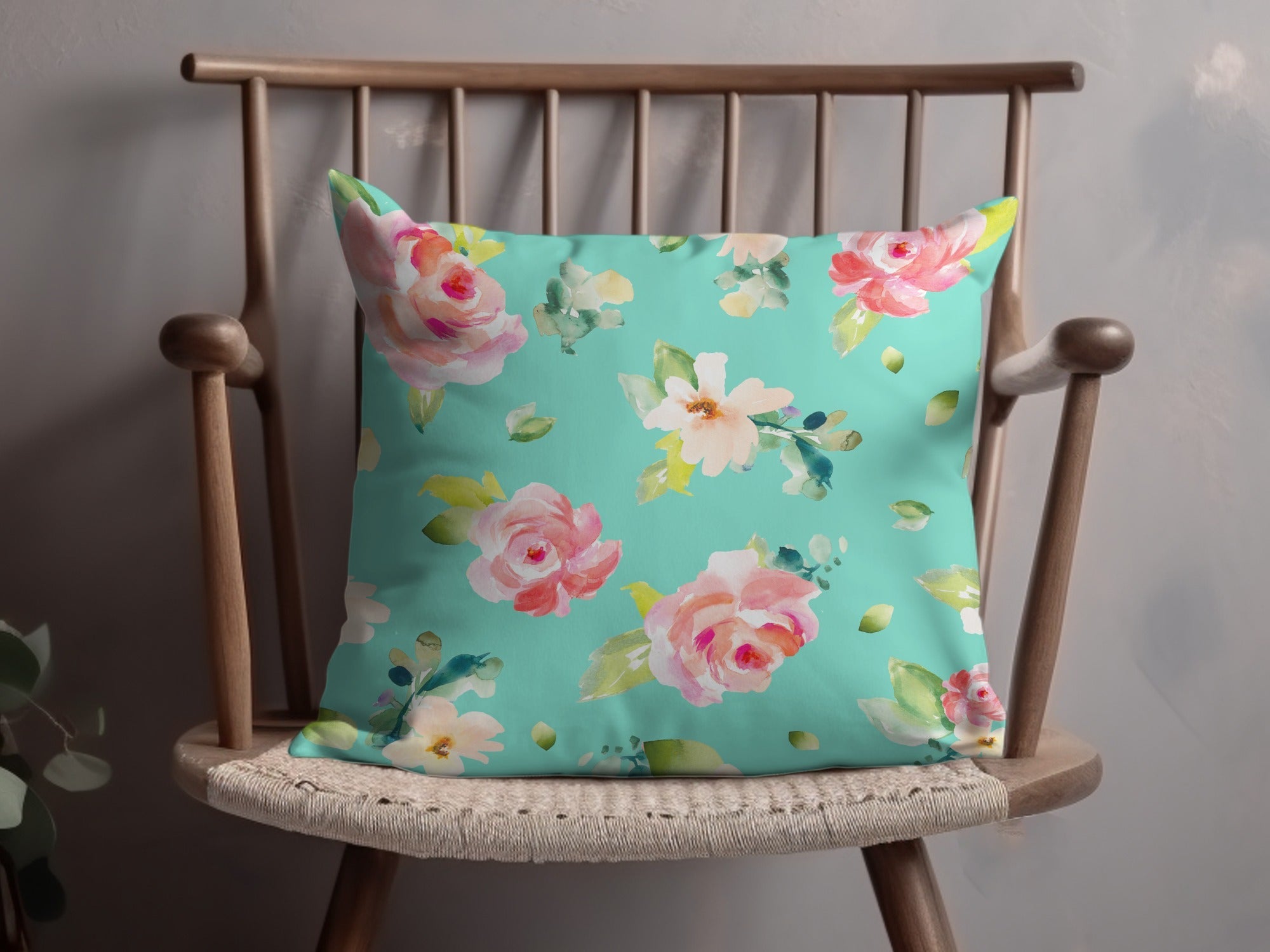 Watercolor Floral Digital Paper, Seamless Pattern, Flower Background, Printable Paper, Commercial Use, Digital Download - Moore and Mountain