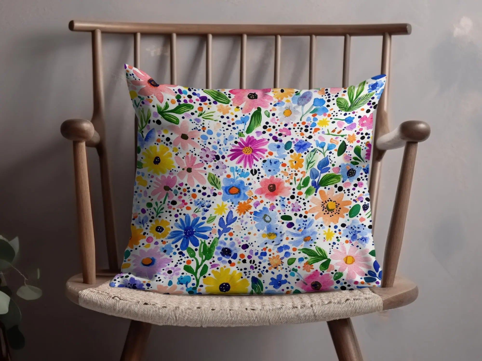 Watercolor Floral Pattern, Seamless Flower Design, Digital Paper, Floral Background, Repeat Pattern, Colorful Flowers, JPEG Files, Digital - Moore and Mountain