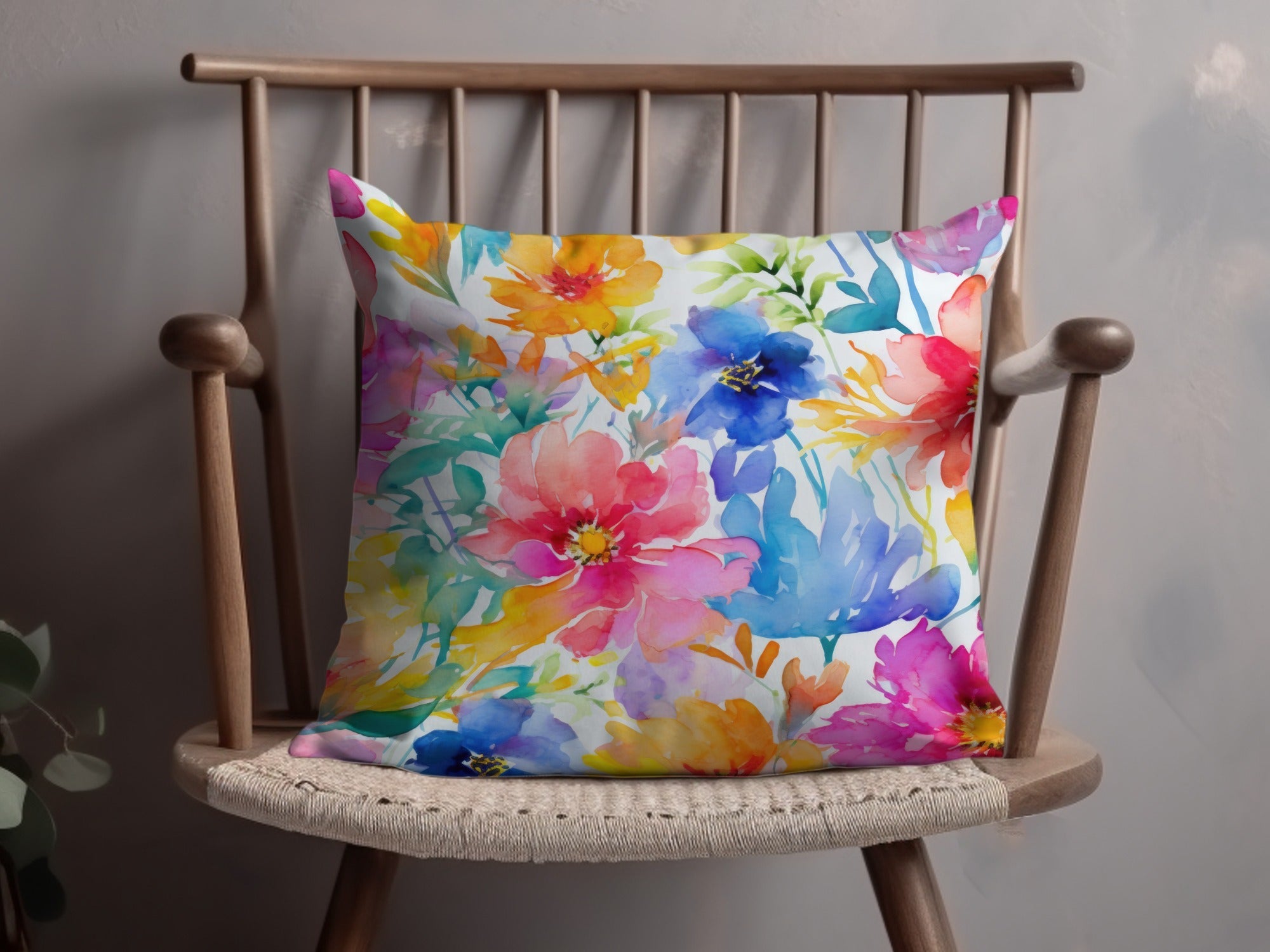 Watercolor Floral Pattern, Seamless Flower Design, Digital Paper Pack, Repeatable Background, Scrapbook Paper, Fabric Print, Digital - Moore and Mountain