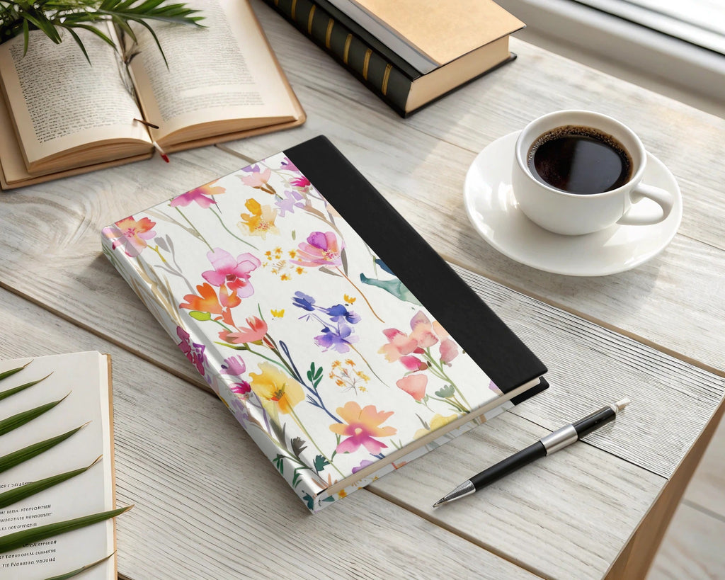 Watercolor Floral Pink Purple Spring Summer Pattern Digital - Moore and Mountain