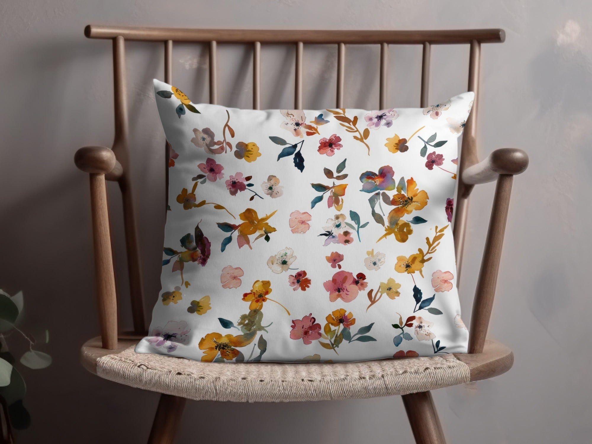 Watercolor Flower Digital Paper, Seamless Floral Pattern, Fabric Design, Scrapbook Paper, Watercolor Floral, Digital Download, Digital Paper - Moore and Mountain