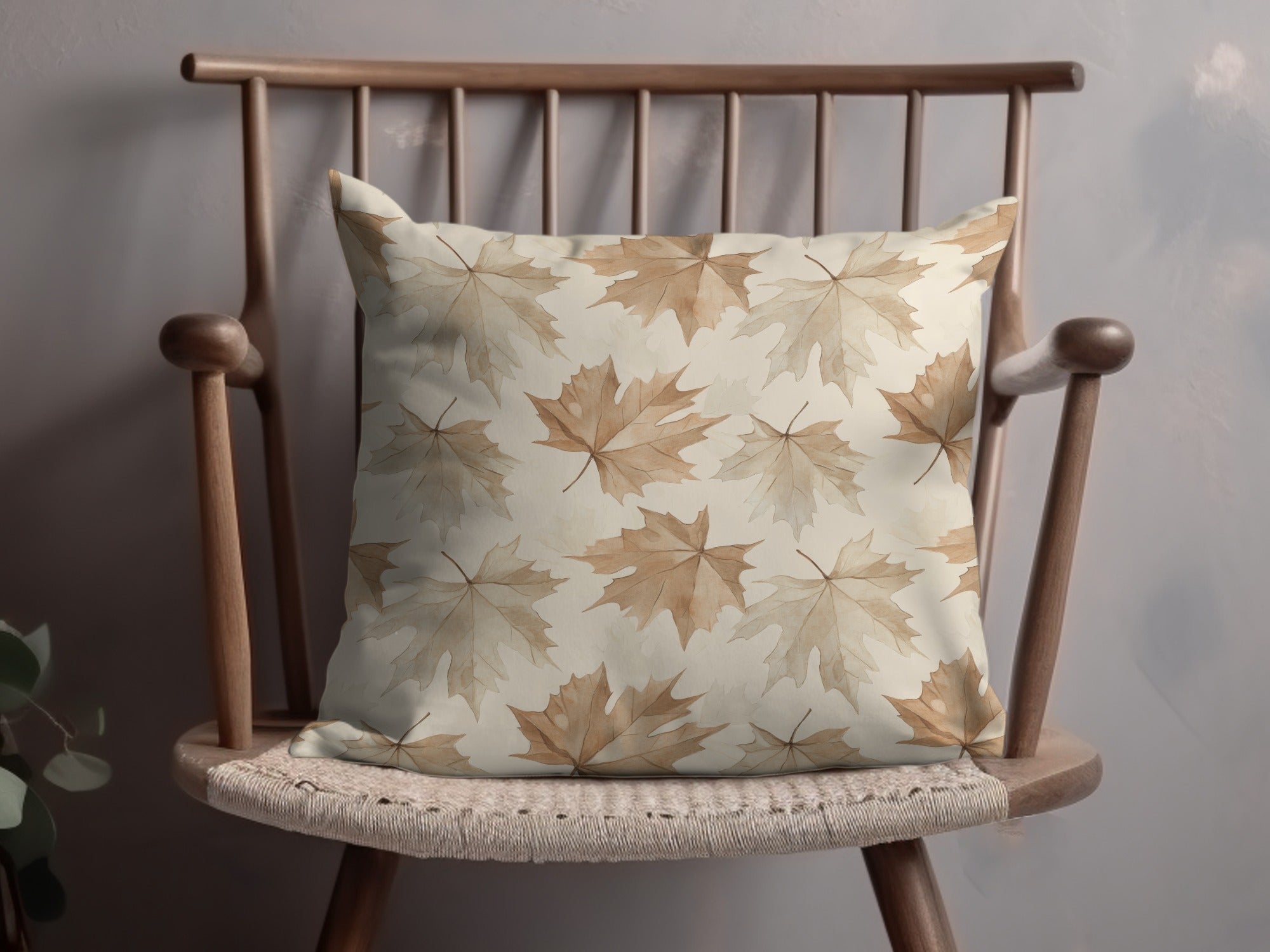 Watercolor Leaves Autumnal Arrangement Graphic Style Digital - Moore and Mountain