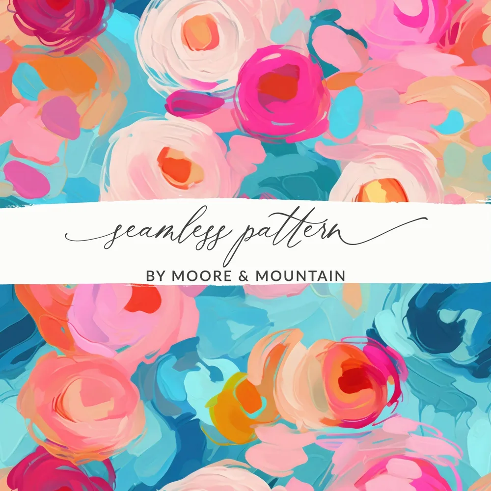 Floral Pattern Seamless Design by Moore & Mountain