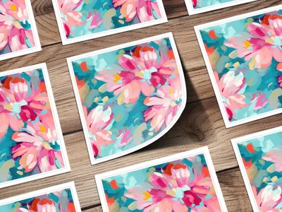 Vibrant Floral Art Prints for Home or Office Decor