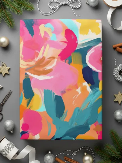 Colorful Abstract Art Canvas for Modern Home Decor