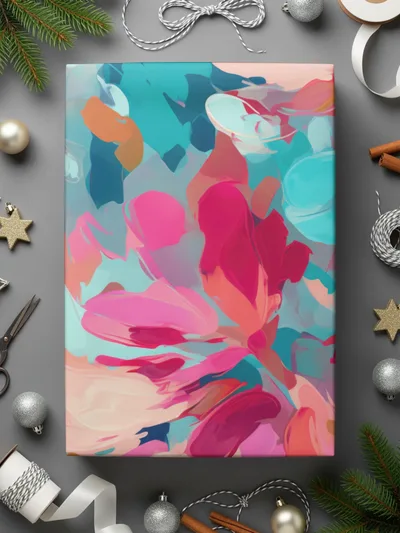 Vibrant Abstract Floral Art Canvas for Unique Home Decor