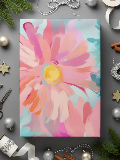 Vibrant Floral Artwork Perfect for Any Gift Occasion