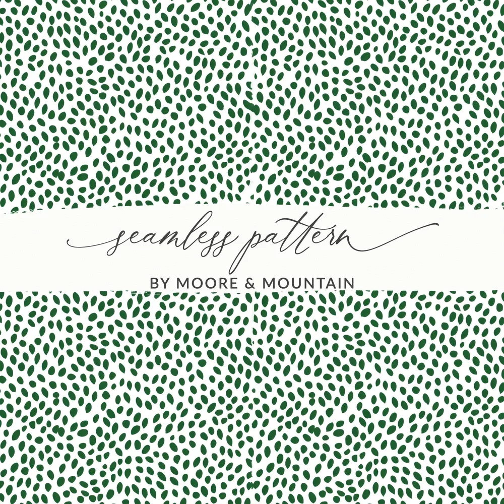 Green Leafy Seamless Pattern by Moore & Mountain Product