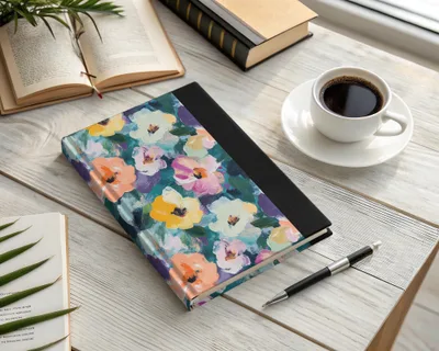 Abstract Painted Floral Spring Flowers Impression Digital - Moore and Mountain