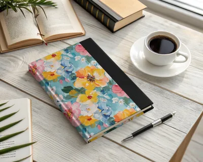 Abstract Painted Spring Floral Pattern Art Digital - Moore and Mountain