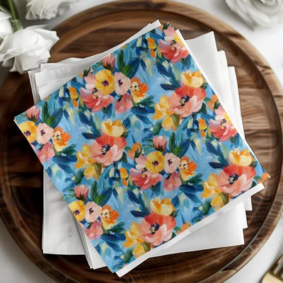 Abstract Painted Spring Floral Pattern for Home Decor - Moore and Mountain