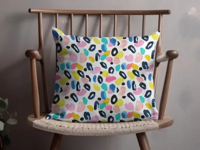 Abstract Patterned Seamless Design With Colorful Shapes Digital - Moore and Mountain