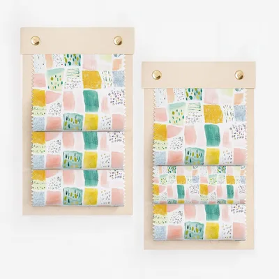 Vibrant Multicolor Artistic Patterned Roman Shade