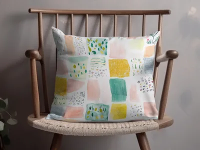 Colorful Abstract Pattern Decorative Pillow Product