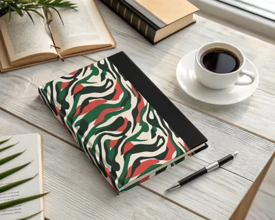 Abstract Zebra Stripe Digital Paper, Red Green Camo Seamless Pattern, Animal Print Background, Fabric Design Digital Download - Moore and Mountain