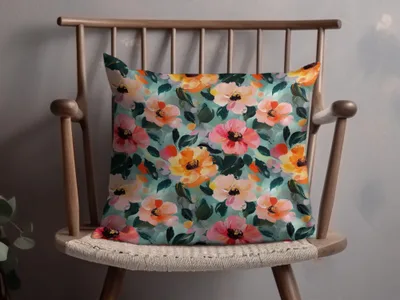 Acrylic Floral Spring Garden Artistic Strokes - Moore and Mountain