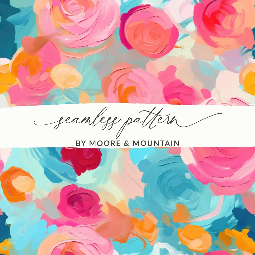 Seamless Pattern Floral Design by Moore & Mountain