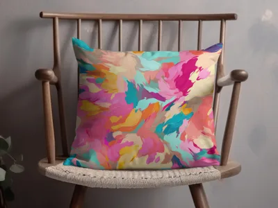 Colorful Abstract Design Decorative Pillow product