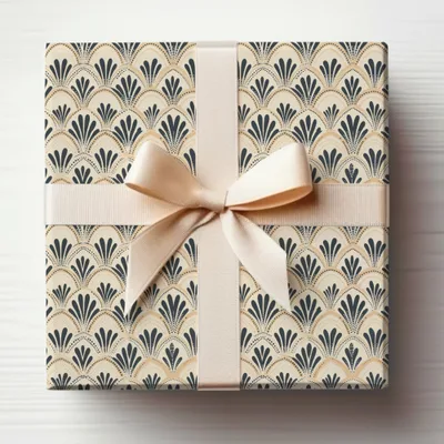 Elegant Art Deco Design Gift Wrap Paper